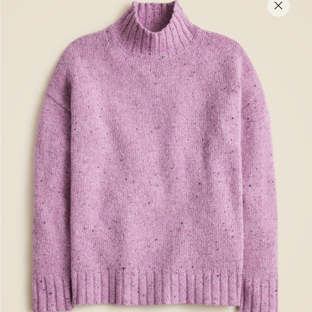 J. Crew Wool Blend Turtleneck Sweater